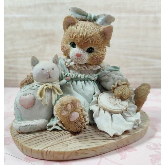 Calico Kittens by Patricia Hillman & Enesco Friendship is Sown #627933 1992 - Picture 2 of 9